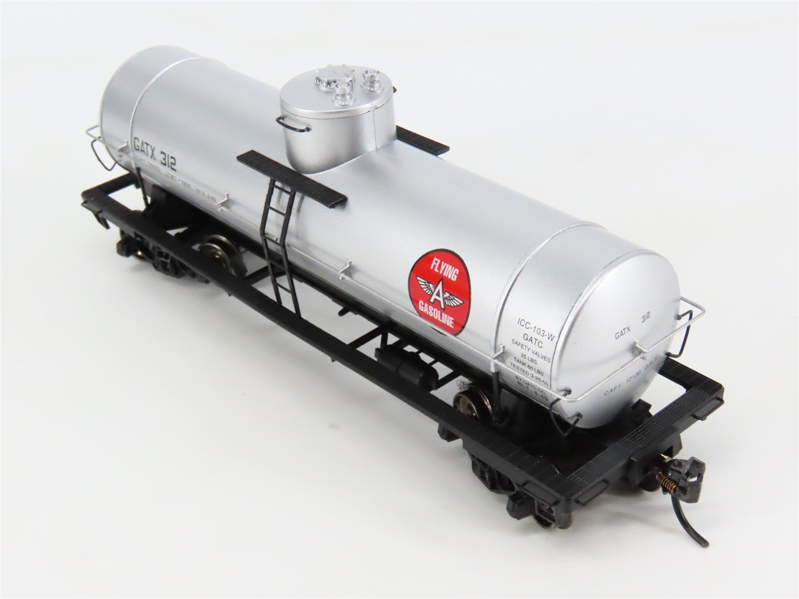 HO Red Caboose RR-33018-03 GATX Flying A Gasoline Single Dome Tank Car #312