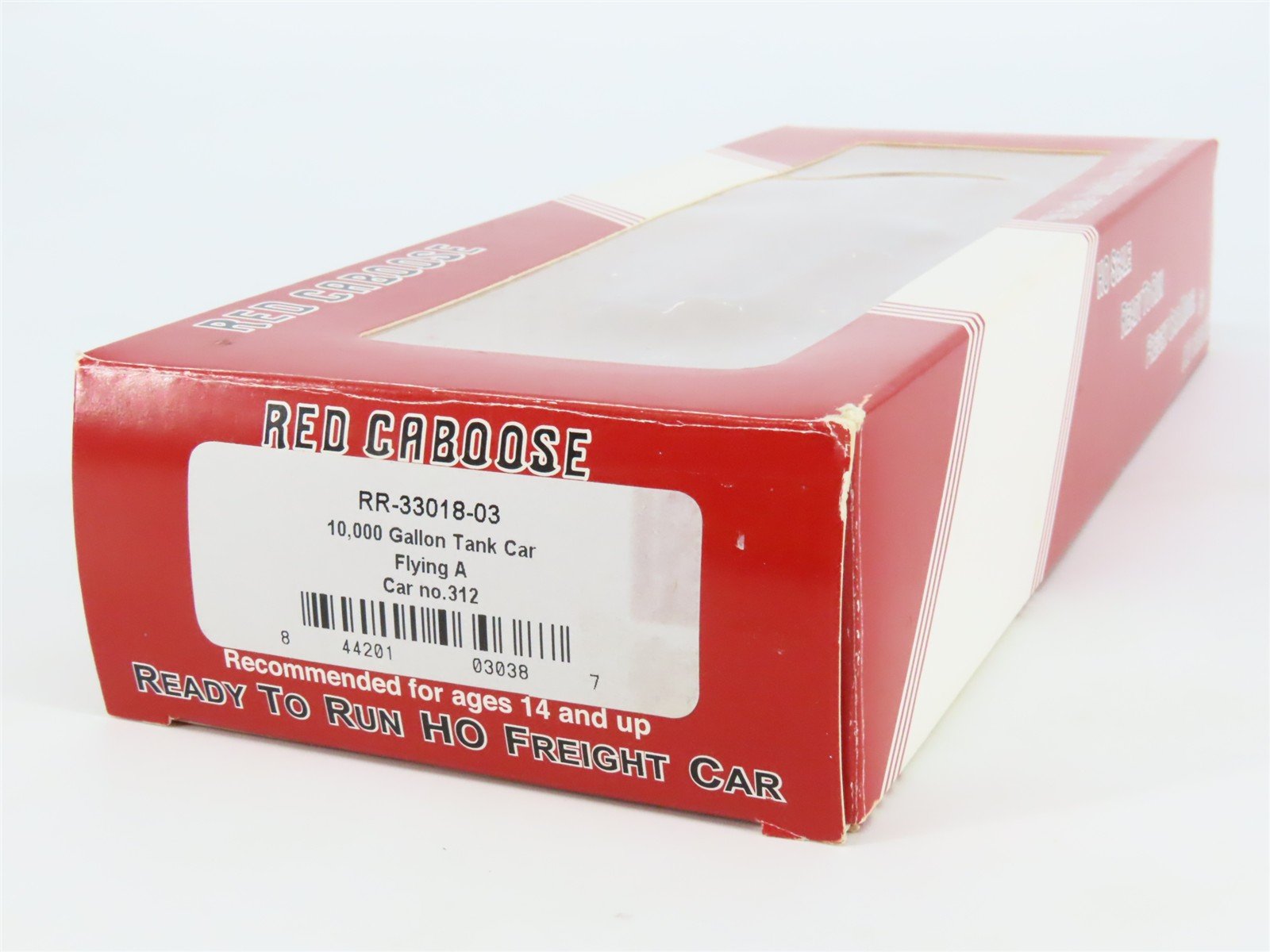 HO Red Caboose RR-33018-03 GATX Flying A Gasoline Single Dome Tank Car #312