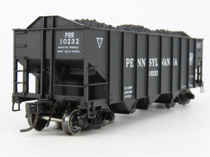 HO Broadway Limited BLI 809 PRR Pennsylvania H2A 3-Bay Hopper #10232 w/ Load