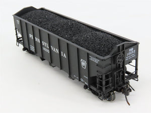 HO Broadway Limited BLI 809 PRR Pennsylvania H2A 3-Bay Hopper #10232 w/ Load