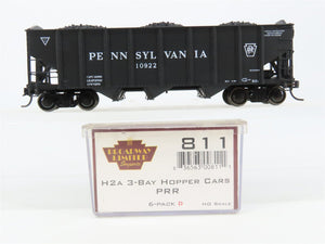 HO Broadway Limited BLI 811 PRR Pennsylvania H2A 3-Bay Hopper #10922 w/ Load
