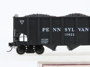 HO Broadway Limited BLI 811 PRR Pennsylvania H2A 3-Bay Hopper #10922 w/ Load