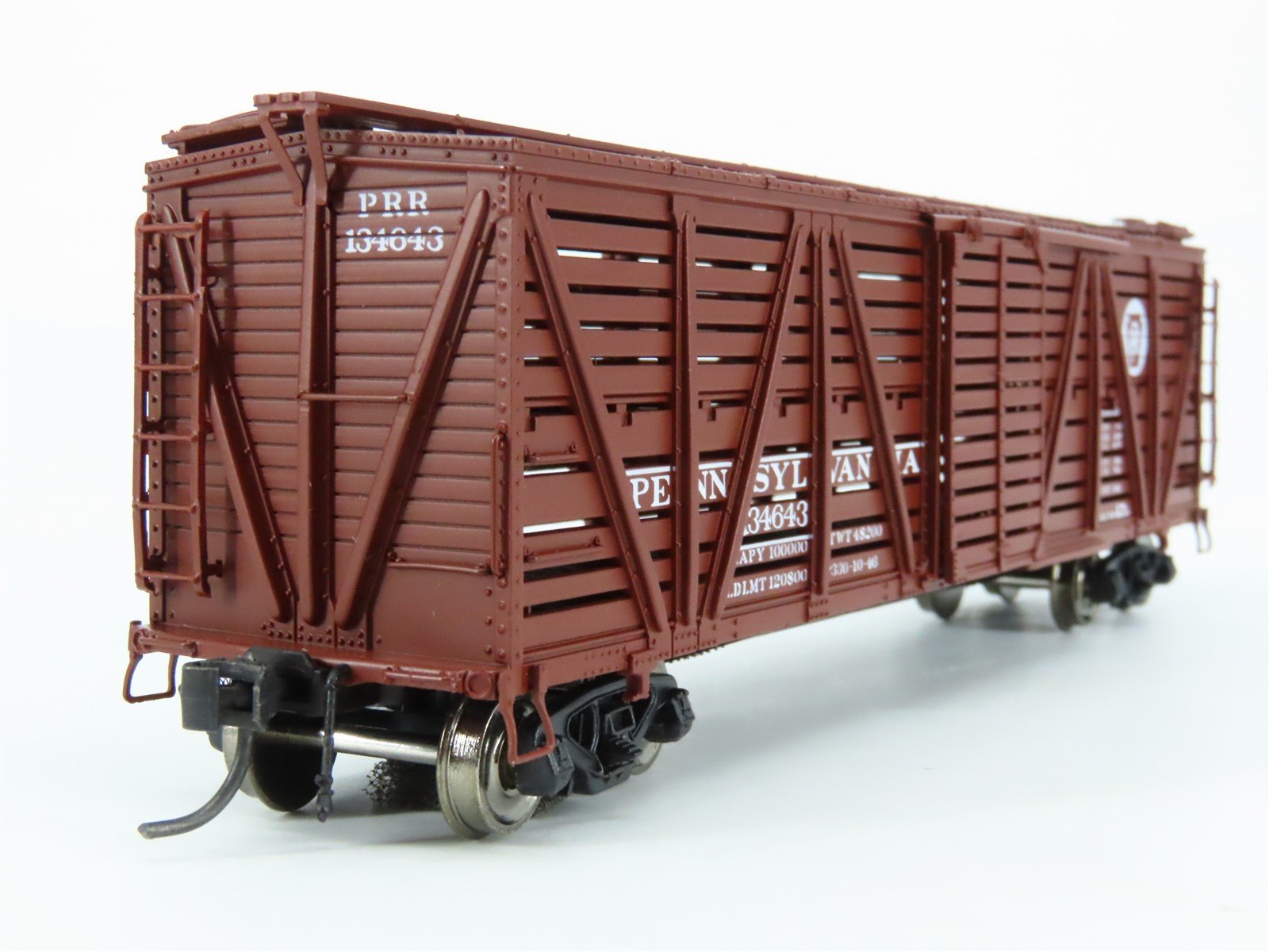 HO Scale Broadway Limited BLI 868 PRR Pennsylvania K7A 40' Stock Car #134643
