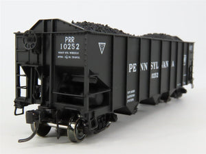 HO Broadway Limited BLI 809 PRR Pennsylvania H2A 3-Bay Hopper #10252 w/ Load