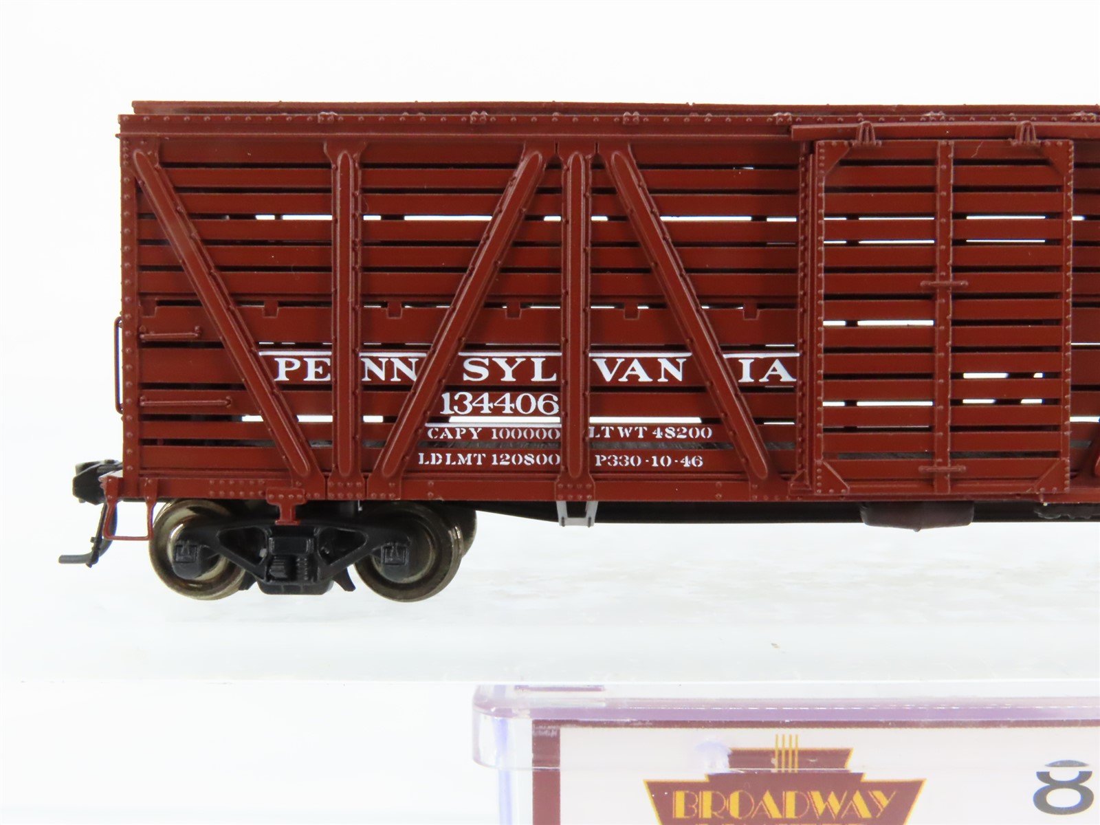 HO Scale Broadway Limited BLI 868 PRR Pennsylvania K7A 40' Stock Car #134406