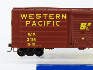 HO Scale Athearn 92799 WP Western Pacific 40' Horizontal Rib Box Car #3416