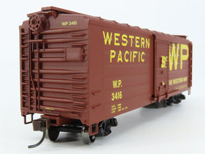 HO Scale Athearn 92799 WP Western Pacific 40' Horizontal Rib Box Car #3416