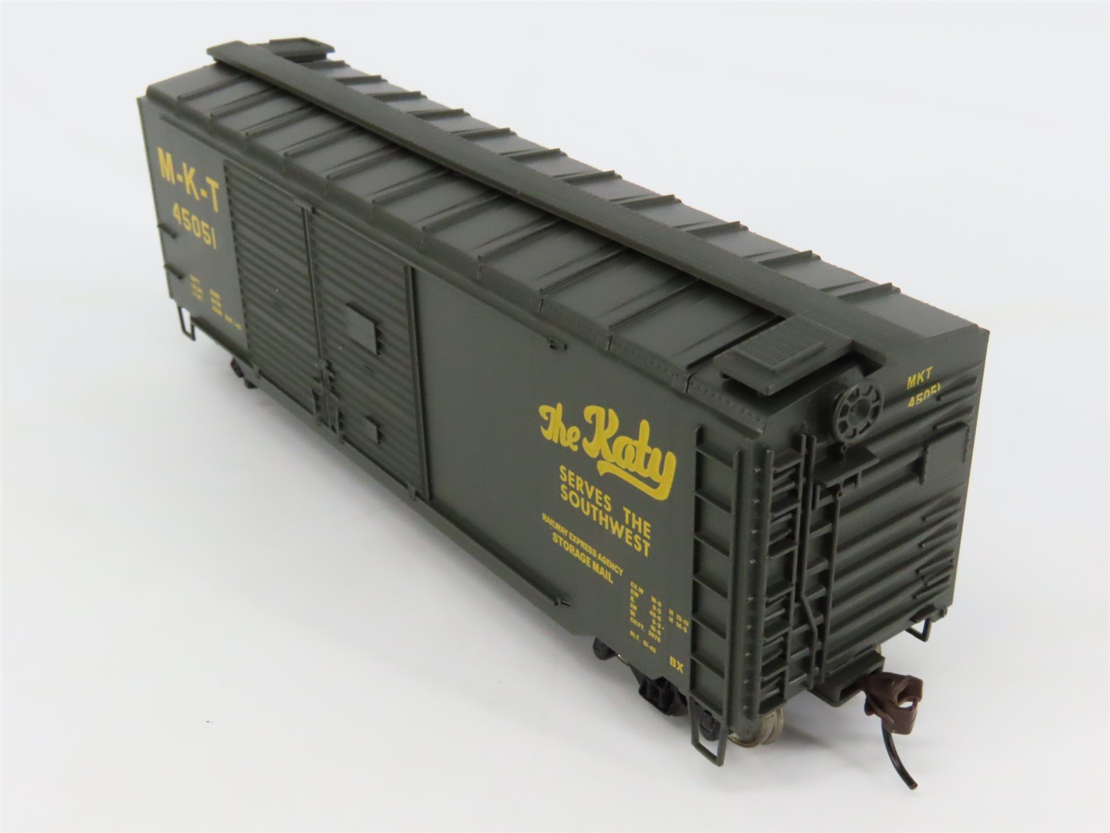 HO Scale Athearn 70169 MKT Missouri-Kansas-Texas Katy 40' Express Box Car #45051