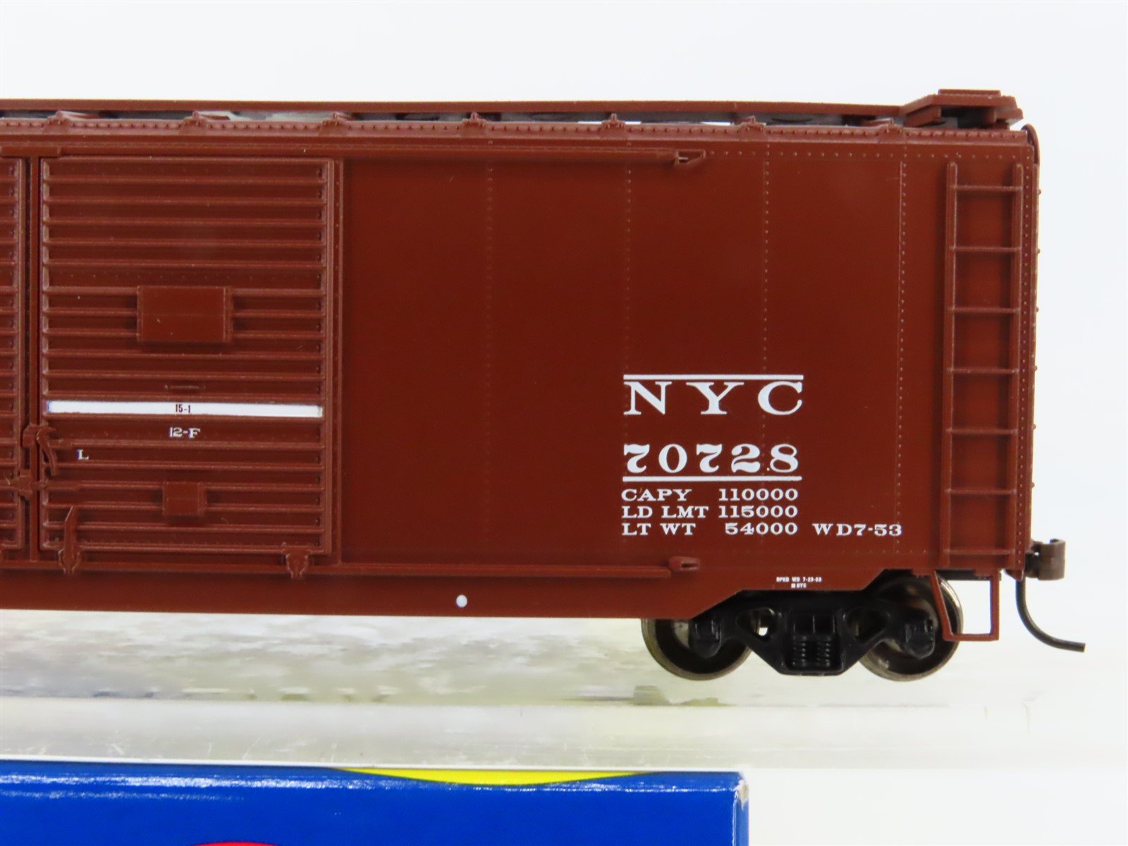 HO Scale Athearn 70877 NYC New York Central 40' Double Door Box Car #70728