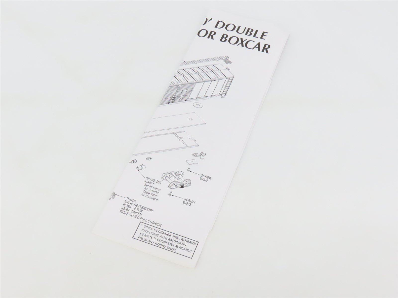 HO Scale Athearn 70877 NYC New York Central 40' Double Door Box Car #70728