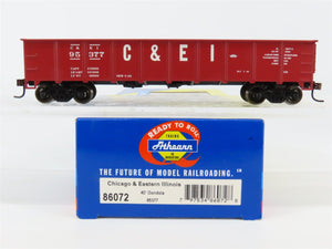 HO Scale Athearn 86072 C&EI Chicago & Eastern Illinois 40' Gondola #95377