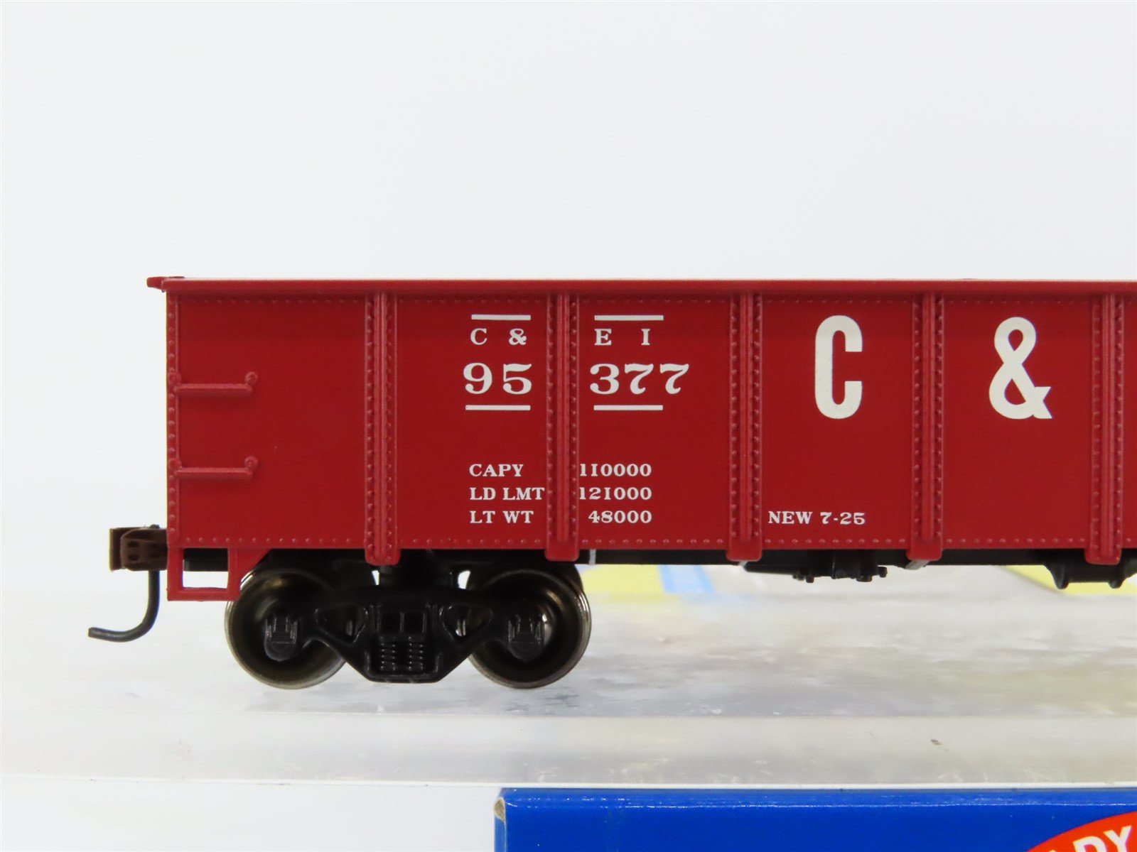 HO Scale Athearn 86072 C&EI Chicago & Eastern Illinois 40' Gondola #95377