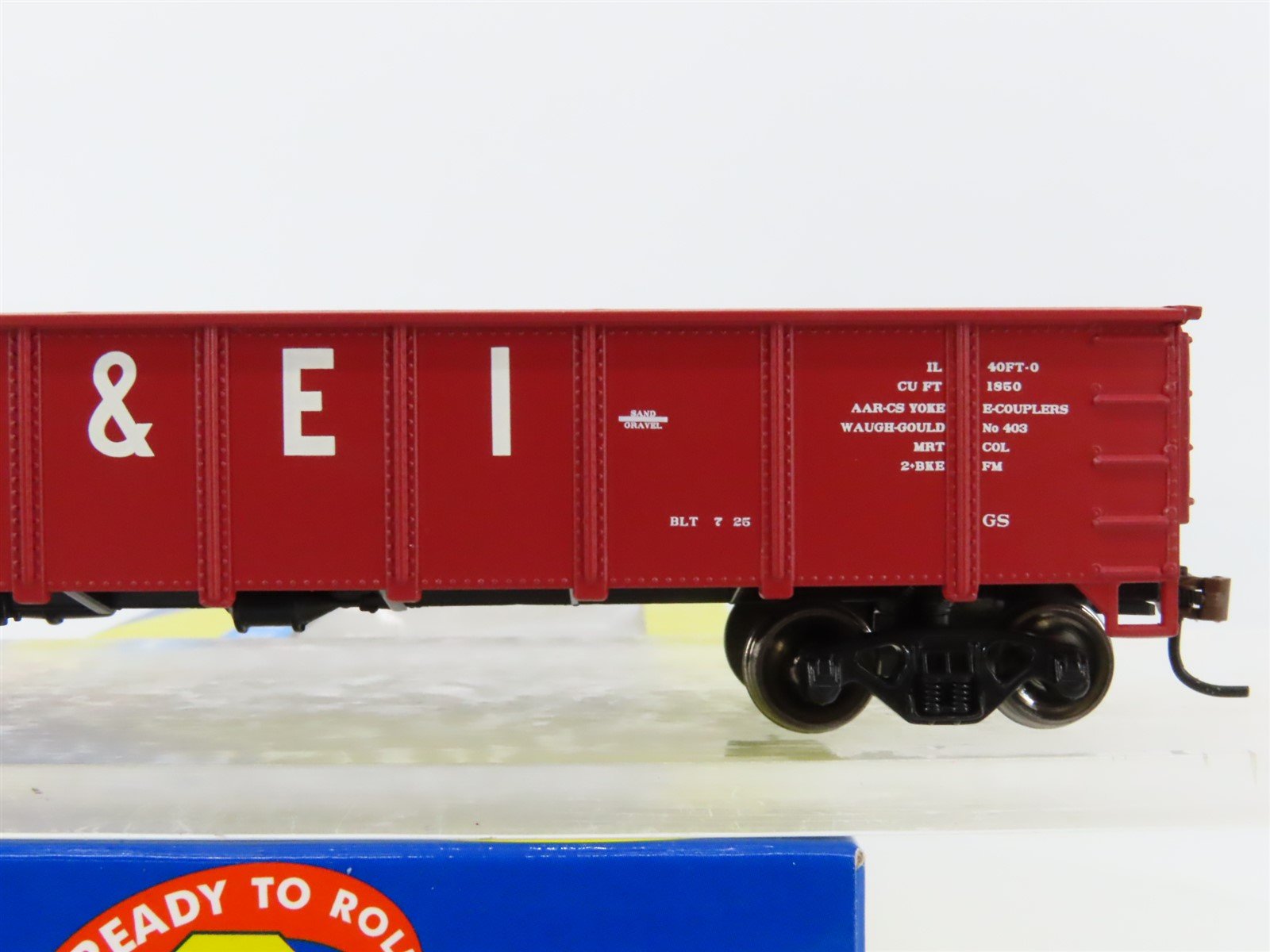 HO Scale Athearn 86072 C&EI Chicago & Eastern Illinois 40' Gondola #95377