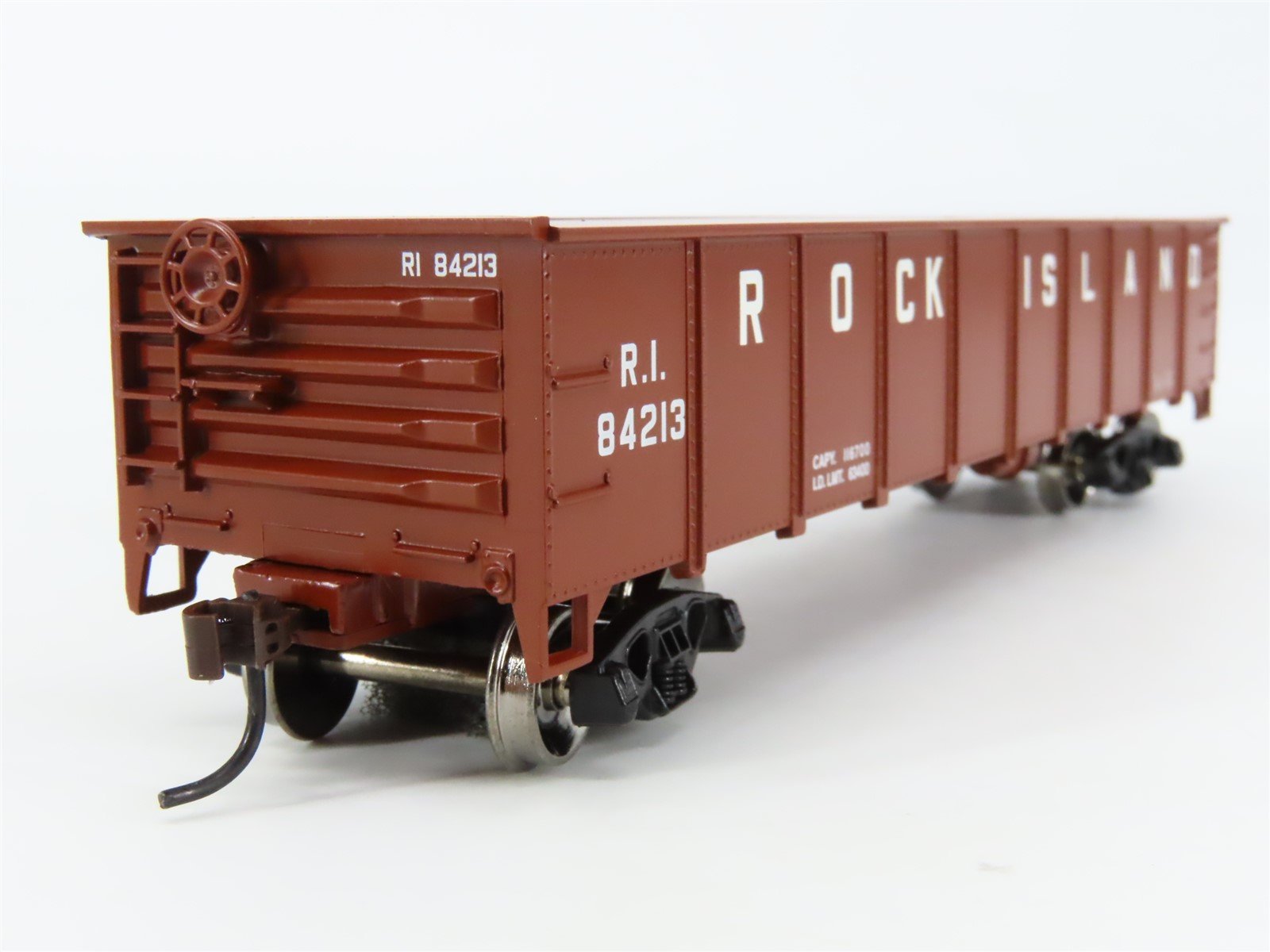 HO Scale Athearn 94345 RI Rock Island 40' Fixed-End Gondola #84213