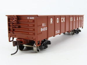 HO Scale Athearn 94345 RI Rock Island 40' Fixed-End Gondola #84213