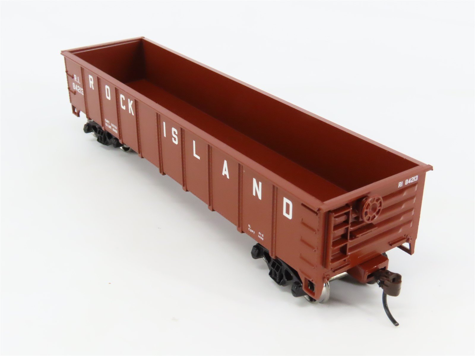 HO Scale Athearn 94345 RI Rock Island 40' Fixed-End Gondola #84213