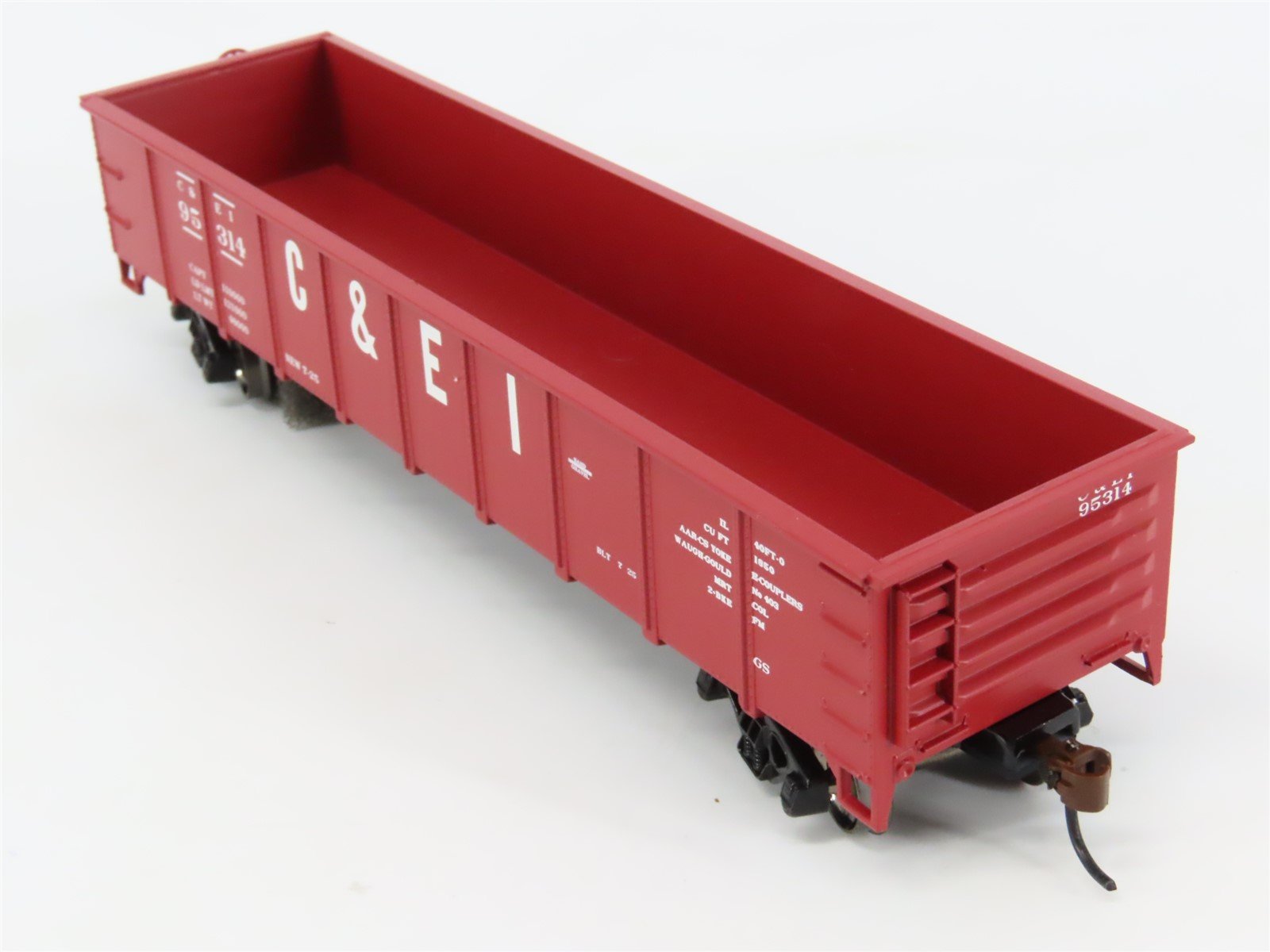 HO Scale Athearn 86070 C&EI Chicago & Eastern Illinois 40' Gondola #95314