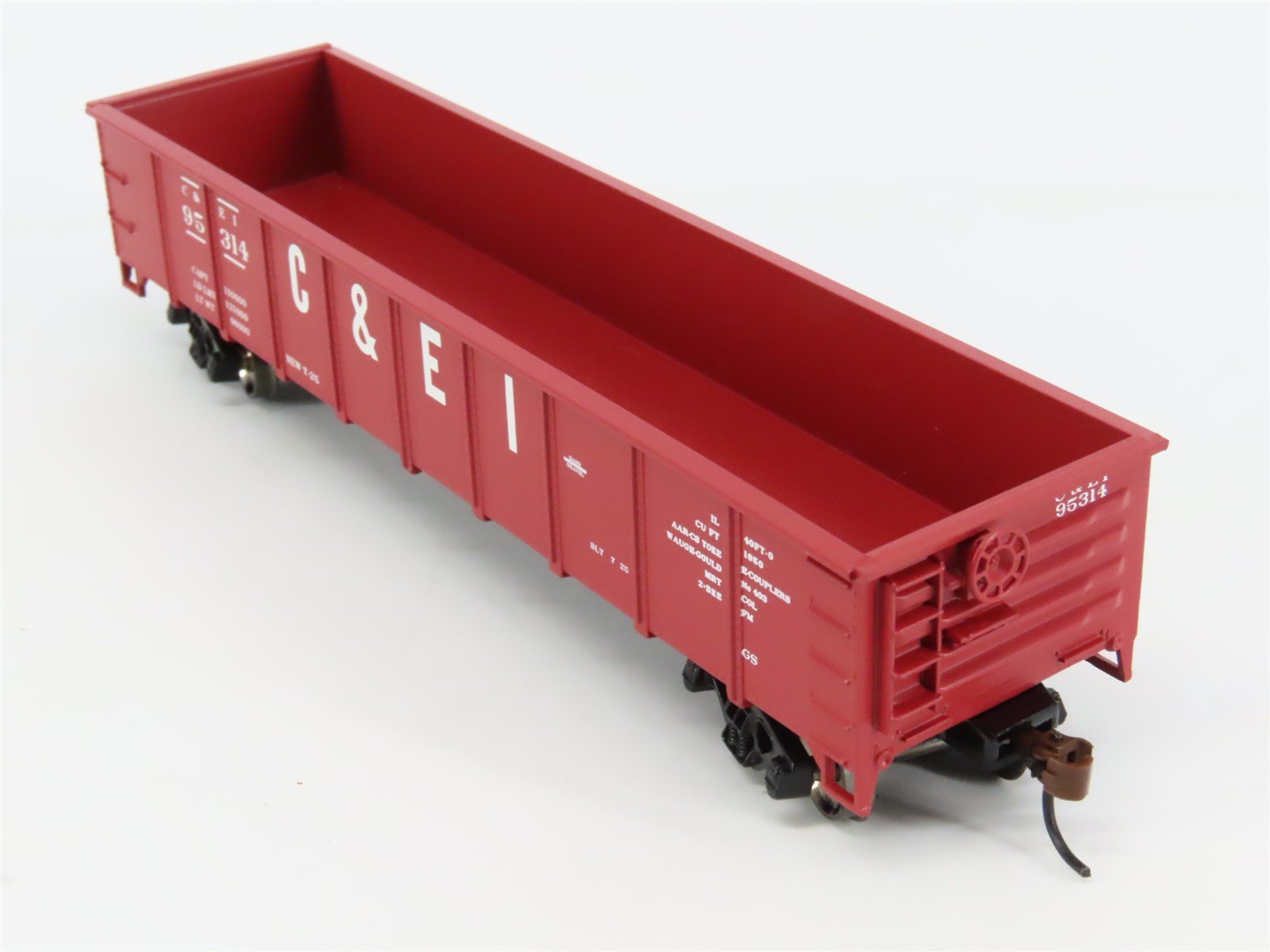HO Scale Athearn 86070 C&EI Chicago & Eastern Illinois 40' Gondola #95314