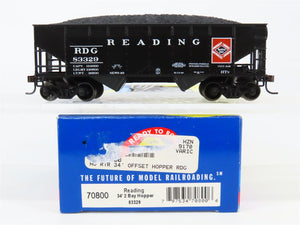 HO Scale Athearn 70800 RDG Reading 34' 2-Bay Hopper #83329 w/ Load