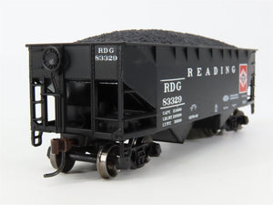HO Scale Athearn 70800 RDG Reading 34' 2-Bay Hopper #83329 w/ Load