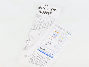 HO Scale Athearn 70800 RDG Reading 34' 2-Bay Hopper #83329 w/ Load