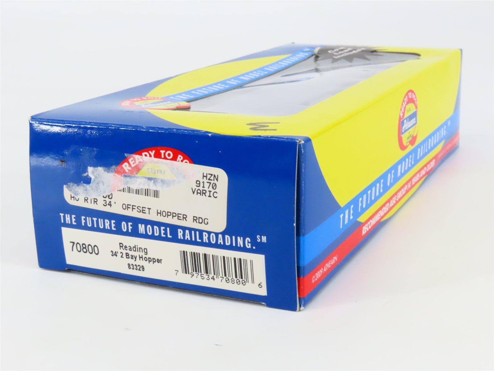 HO Scale Athearn 70800 RDG Reading 34' 2-Bay Hopper #83329 w/ Load