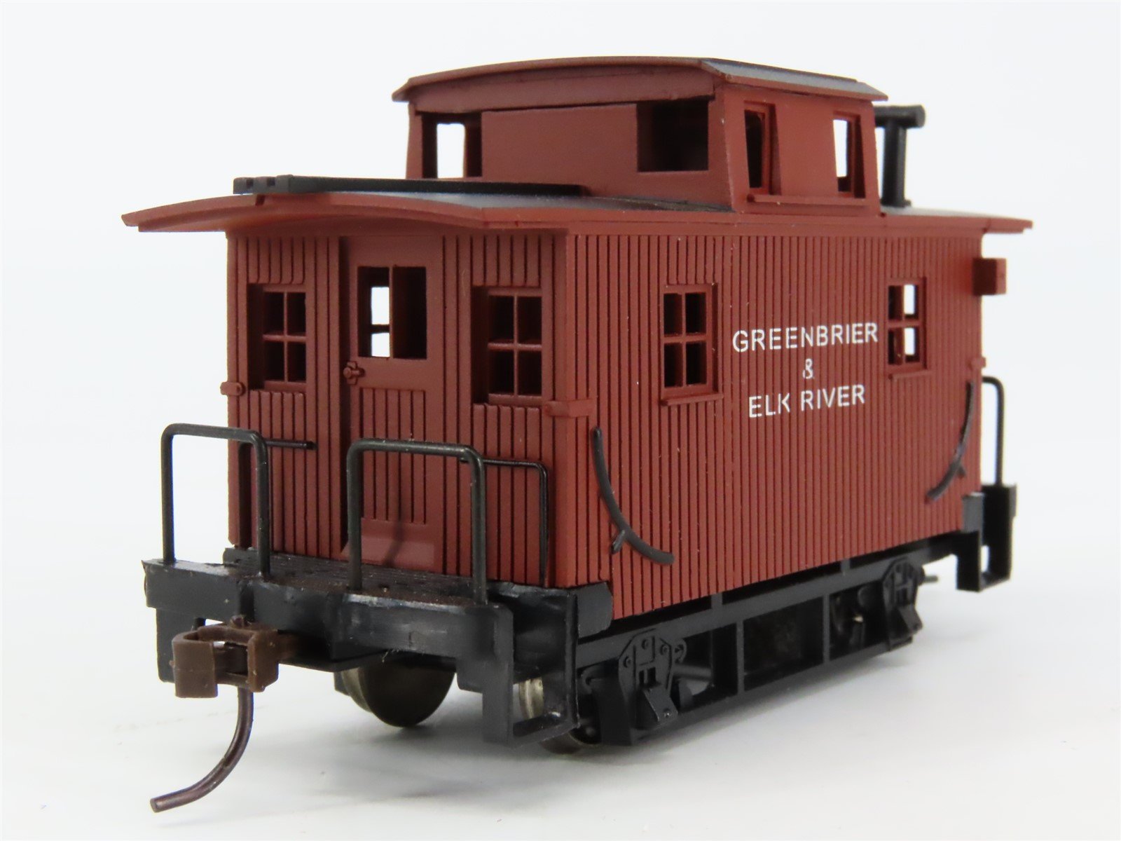 HO Bachmann Silver 18436 Greenbrier & Elk River Center Cupola Bobber Caboose No#