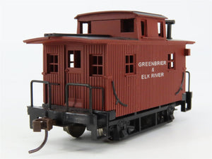 HO Bachmann Silver 18436 Greenbrier & Elk River Center Cupola Bobber Caboose No#