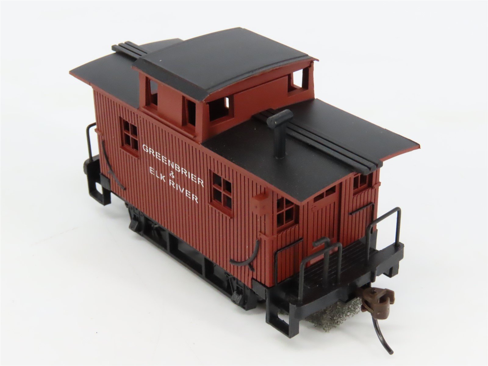 HO Bachmann Silver 18436 Greenbrier & Elk River Center Cupola Bobber Caboose No#