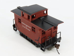 HO Bachmann Silver 18436 Greenbrier & Elk River Center Cupola Bobber Caboose No#