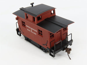 HO Bachmann Silver 18436 Greenbrier & Elk River Center Cupola Bobber Caboose No#