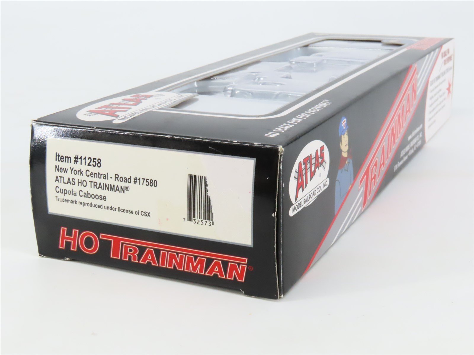 HO Atlas Trainman 11258 NYC New York Central Center Cupola Steel Caboose #17580