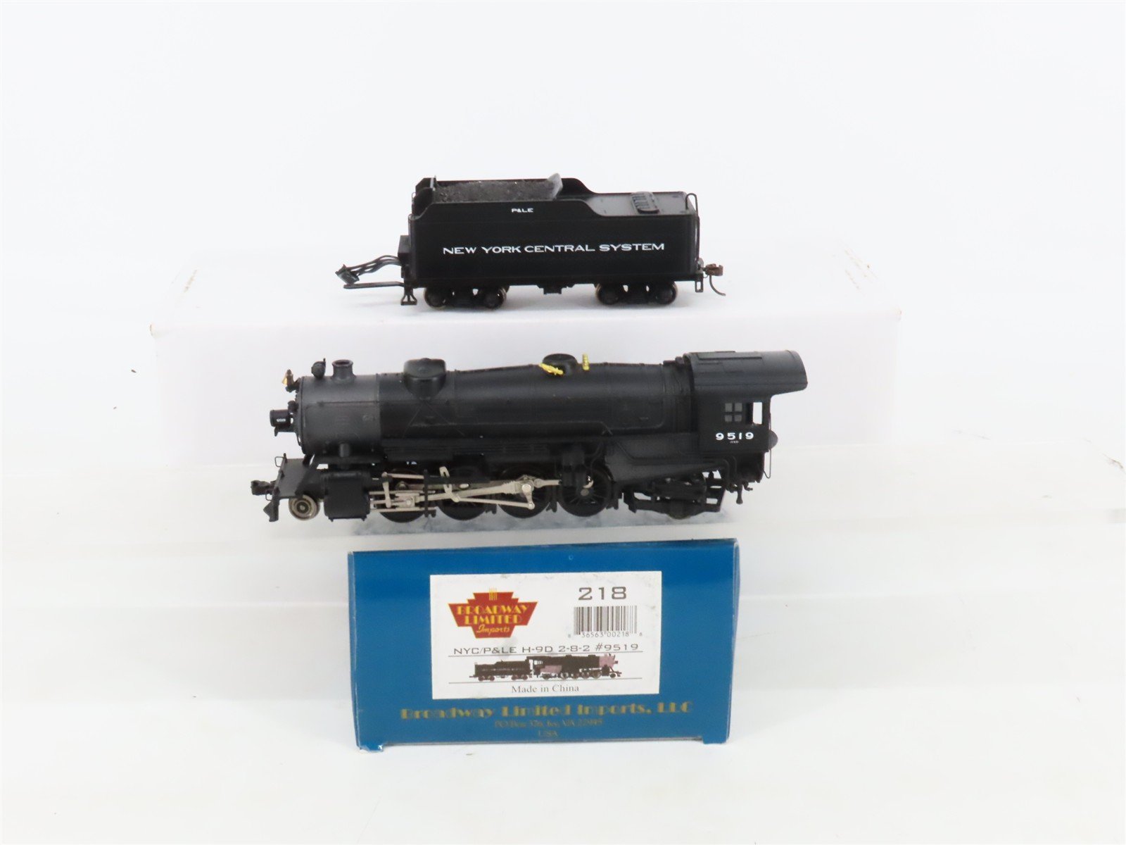 HO Broadway Limited BLI Powerhouse 218 NYC 2-8-2 H-9D Steam #9519 w/DCC & Sound