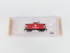 N Scale Bachmann 16865 N&W Norfolk & Western Center Cupola Steel Caboose #500825