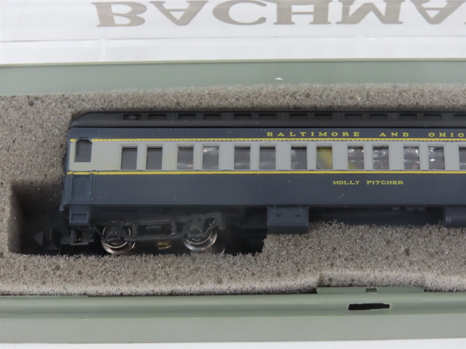 N Scale Bachmann Plus 13074 B&O Baltimore & Ohio Diner Passenger 