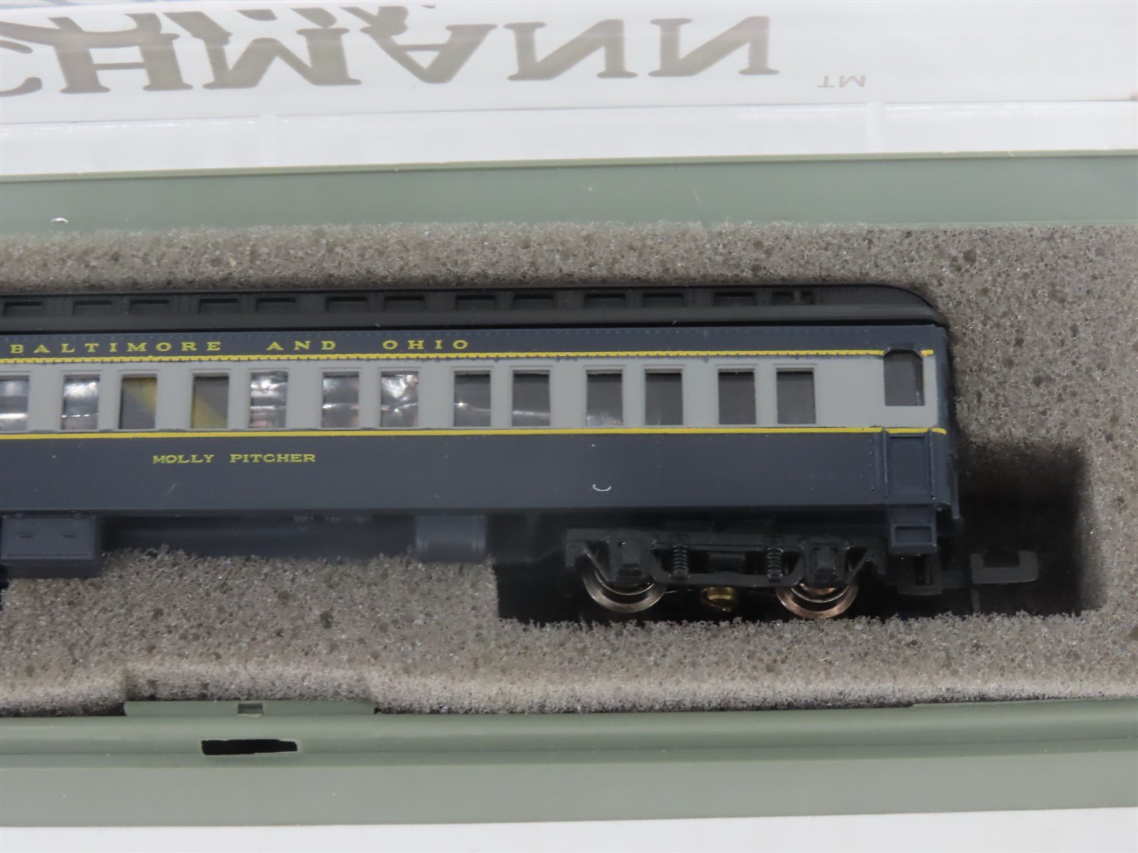 N Scale Bachmann Plus 13074 B&O Baltimore & Ohio Diner Passenger 