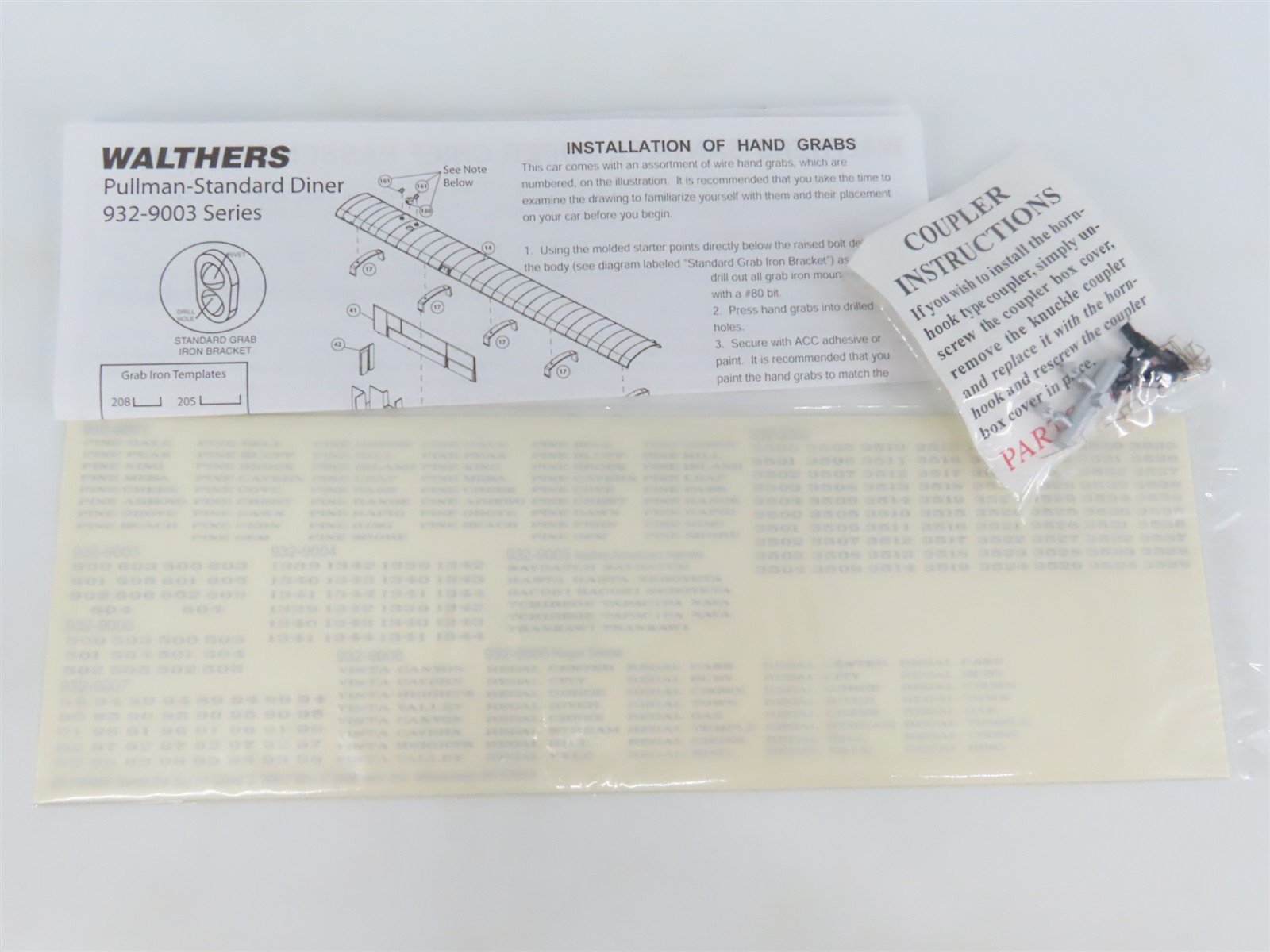 HO Walthers 932-9003 ATSF Santa Fe 