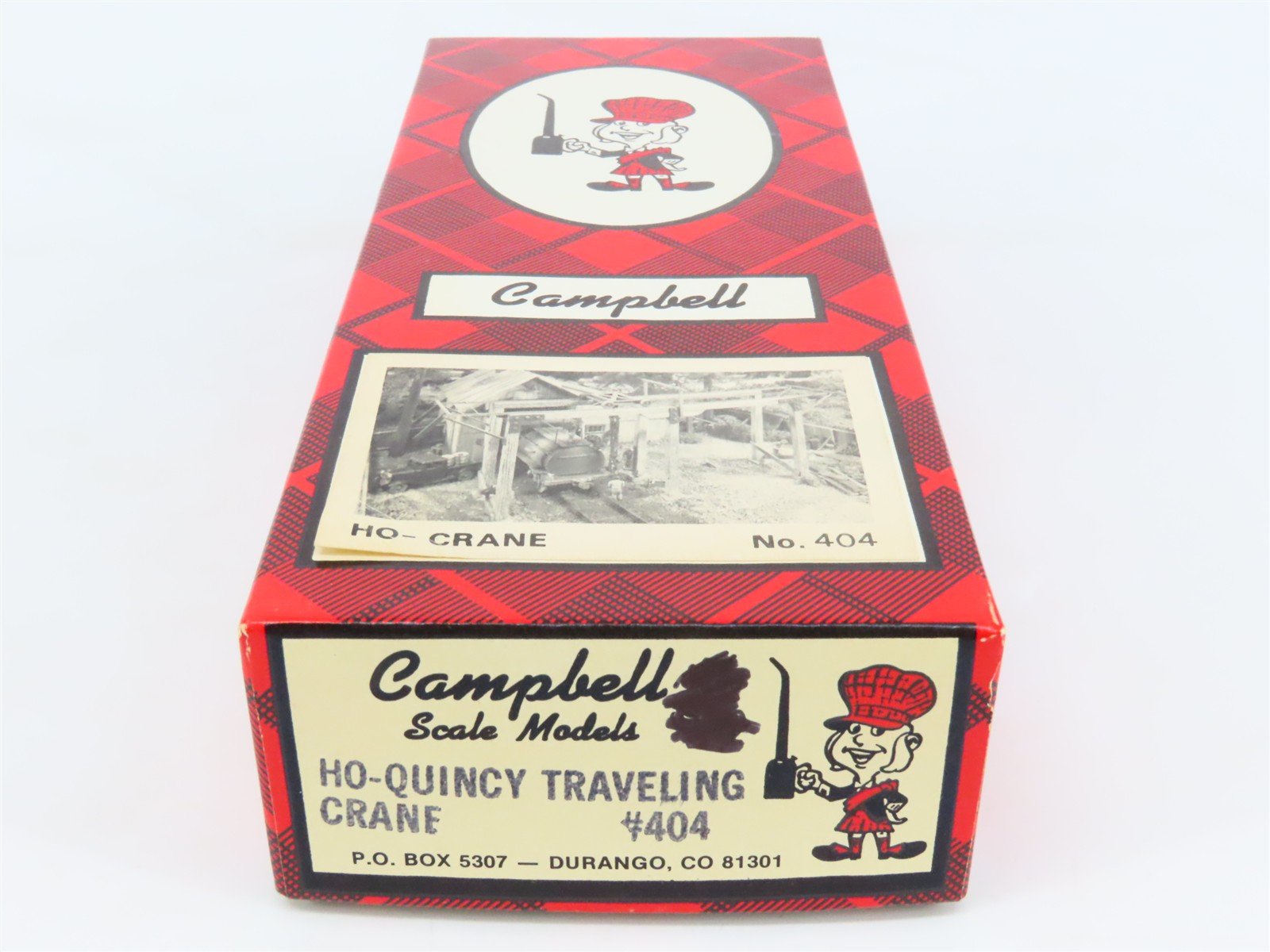 HO 1/87 Scale Campbell Scale Models Kit 404 Quincy Traveling Crane