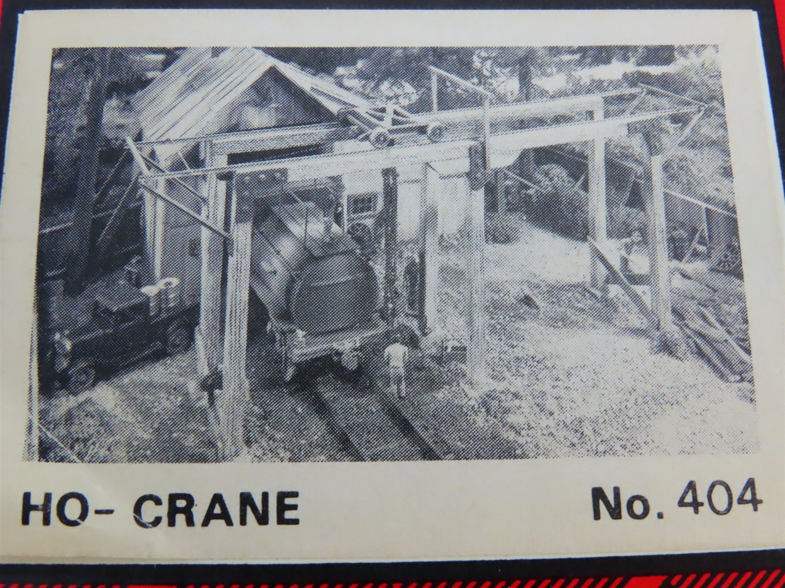 HO 1/87 Scale Campbell Scale Models Kit 404 Quincy Traveling Crane