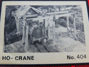 HO 1/87 Scale Campbell Scale Models Kit 404 Quincy Traveling Crane