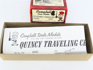 HO 1/87 Scale Campbell Scale Models Kit 404 Quincy Traveling Crane