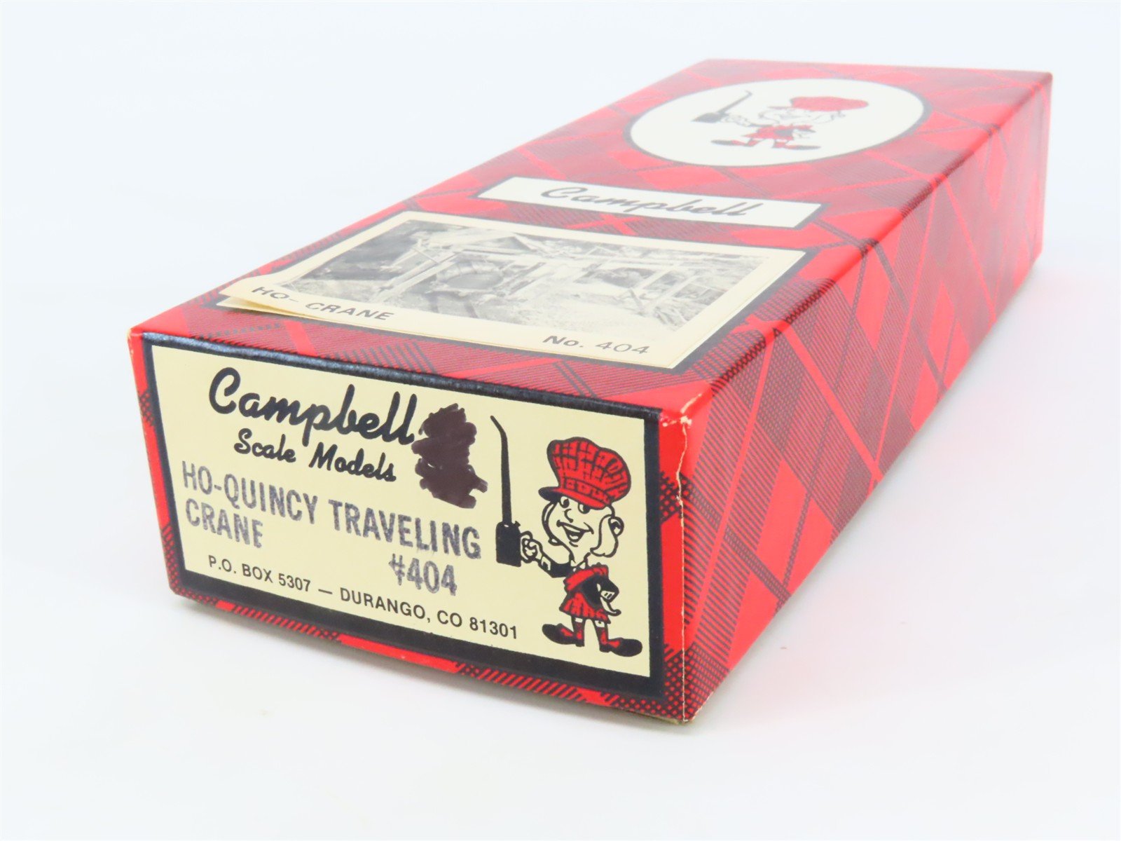 HO 1/87 Scale Campbell Scale Models Kit 404 Quincy Traveling Crane