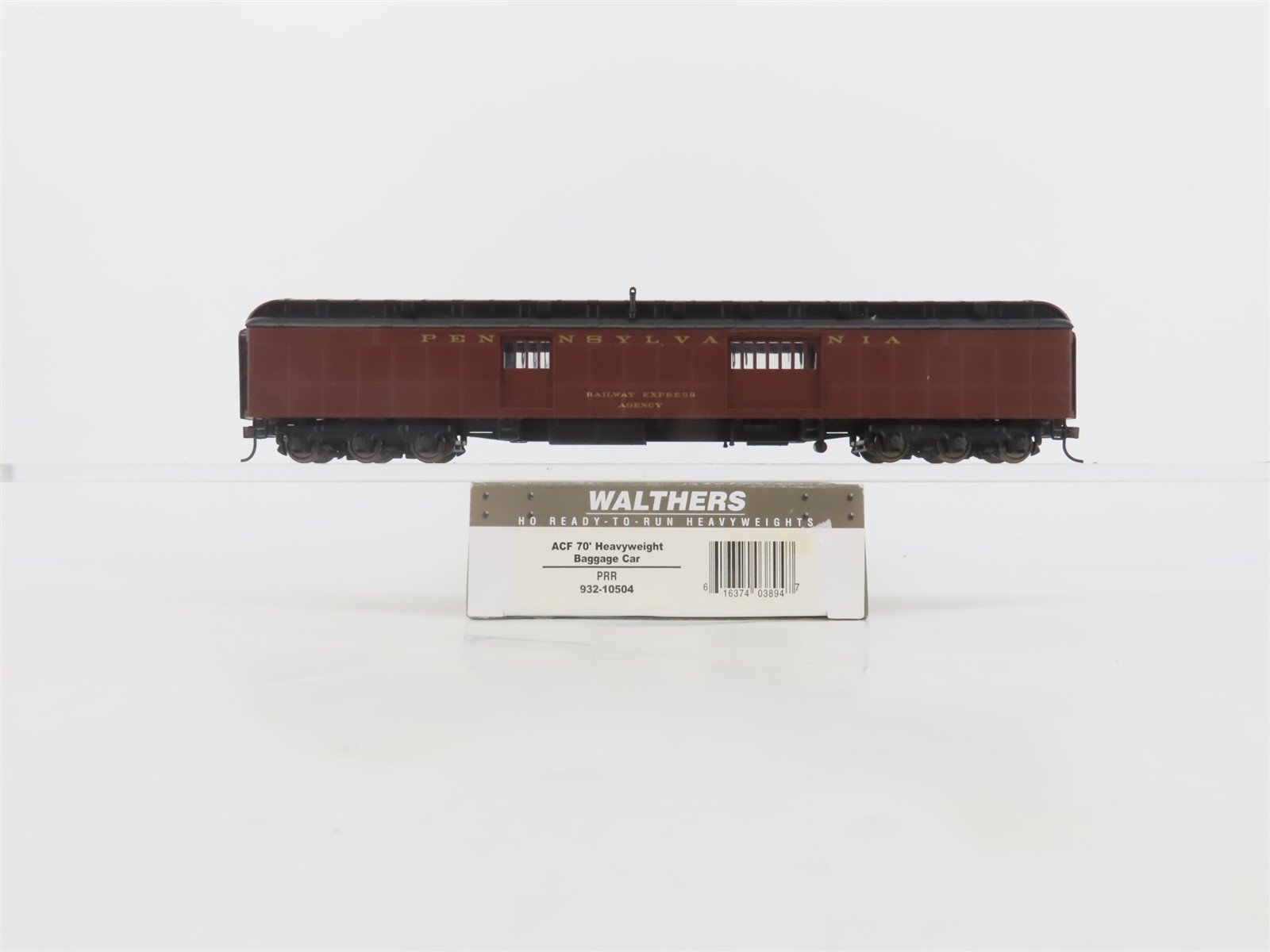 HO Walthers 932-10504 PRR Pennsylvania ACF 70' Heavyweight Baggage Passenger No#