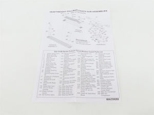 HO Walthers 932-10504 PRR Pennsylvania ACF 70' Heavyweight Baggage Passenger No#
