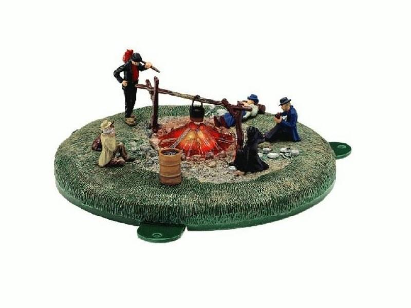 O 1/48 Scale Lionel 6-32987 Hobo Campfire Scene