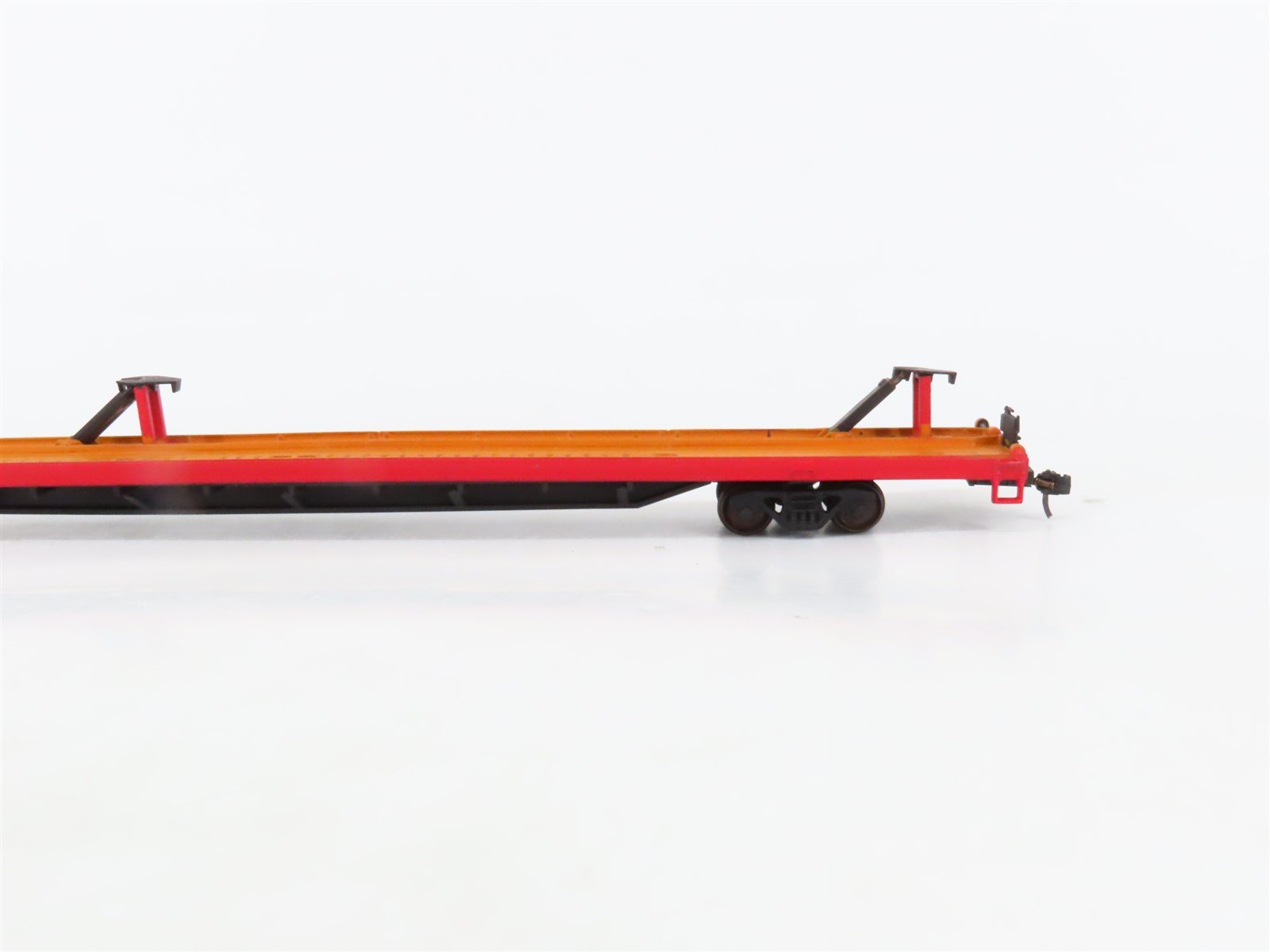 LOT of 4 HO Scale SSW/PFE/NAEX 86' Flatcars Weathered & UPGRADED