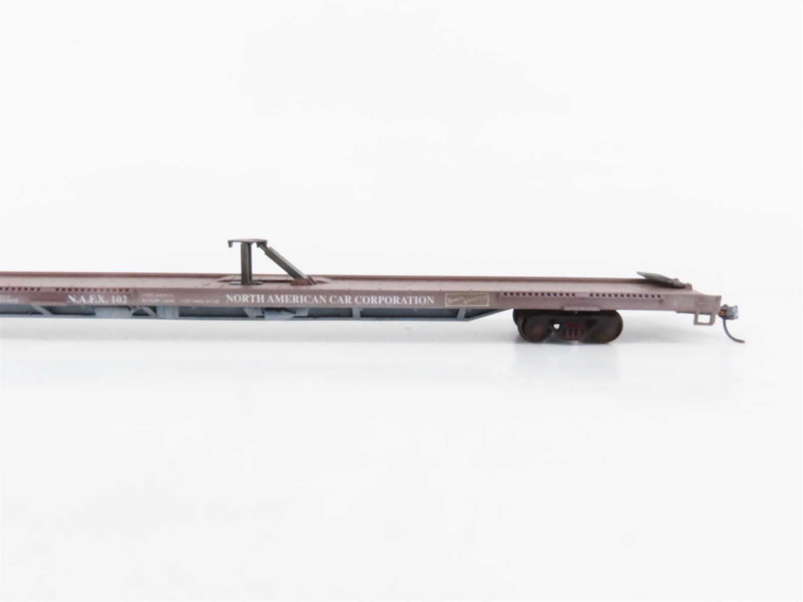 LOT of 4 HO Scale SSW/PFE/NAEX 86' Flatcars Weathered & UPGRADED