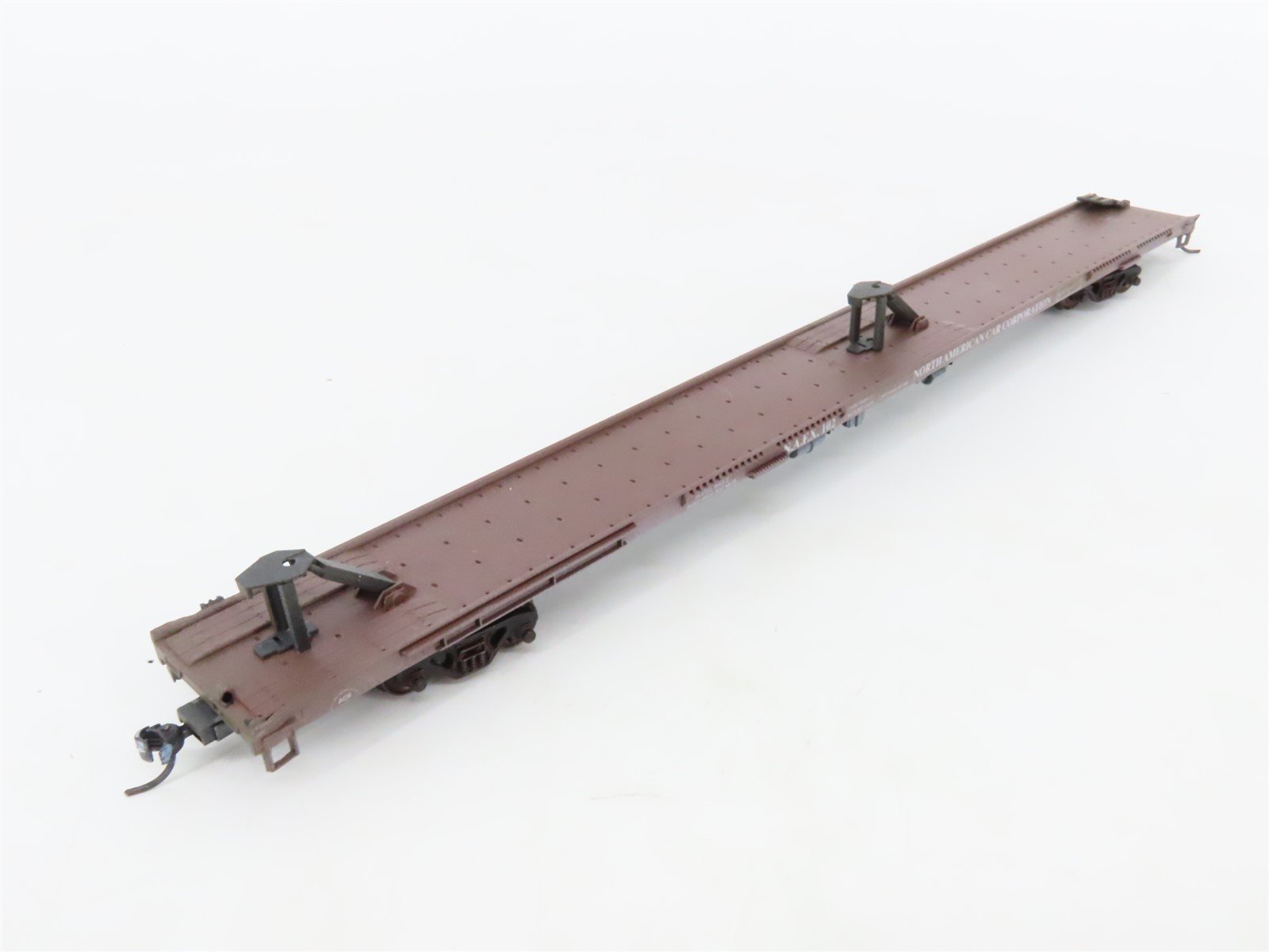LOT of 4 HO Scale SSW/PFE/NAEX 86' Flatcars Weathered & UPGRADED