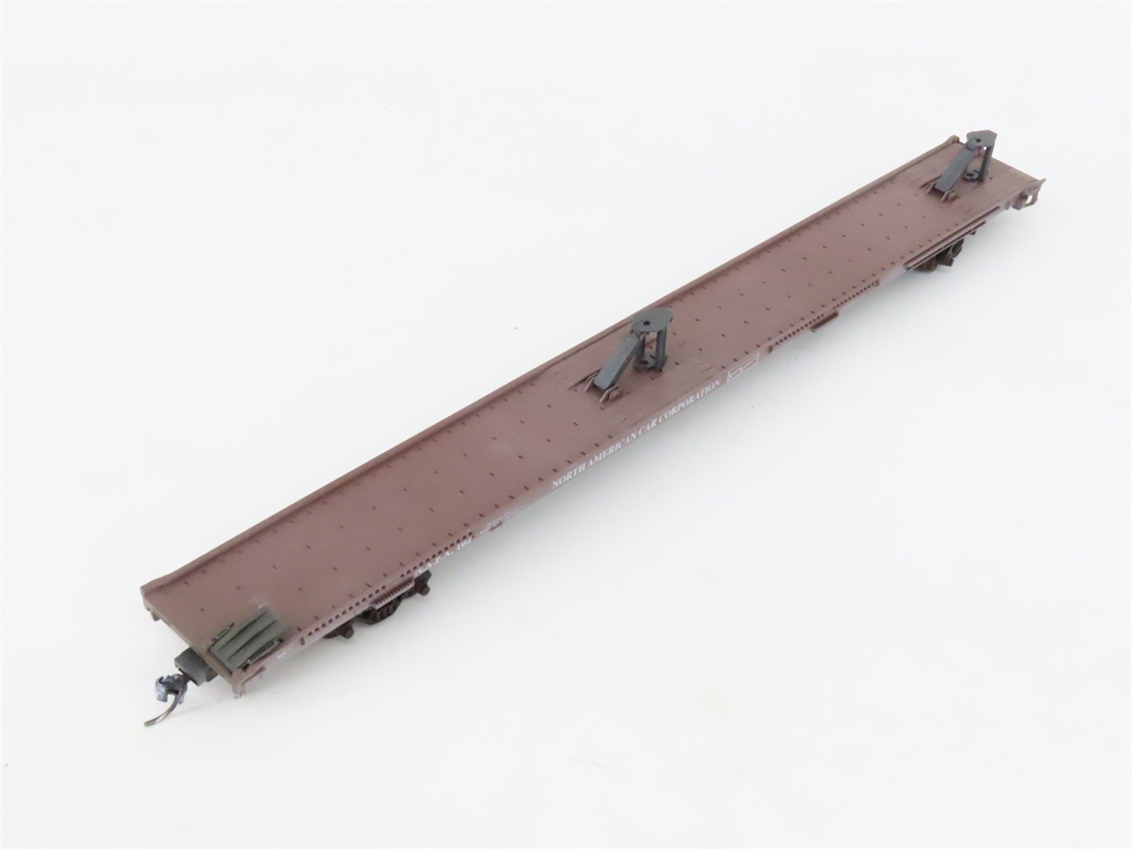 LOT of 4 HO Scale SSW/PFE/NAEX 86' Flatcars Weathered & UPGRADED