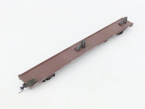 LOT of 4 HO Scale SSW/PFE/NAEX 86' Flatcars Weathered & UPGRADED